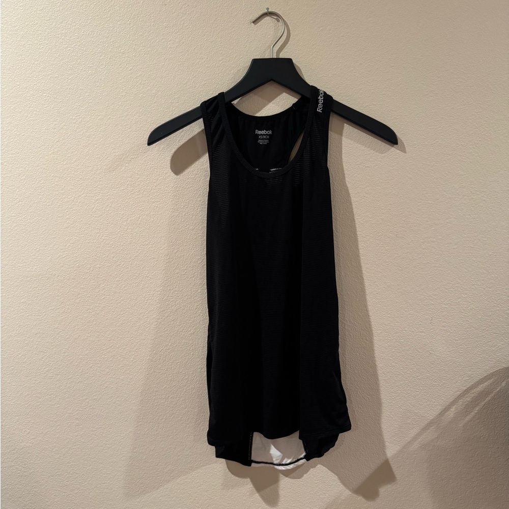 Reebok Women's Sleek Black Tank Top
